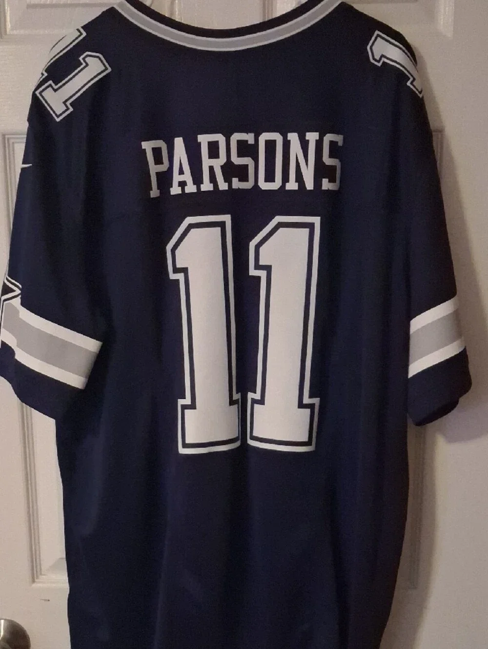 NFL Men Dallas Cowboys #11 Navy and White Football Jersey